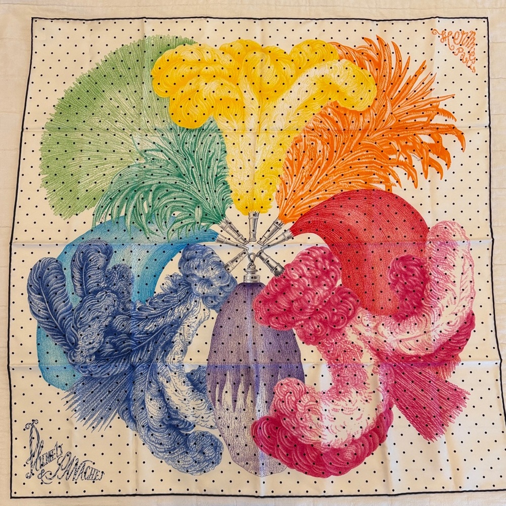 NWT Hermès Plumets et Panaches Silk Scarf